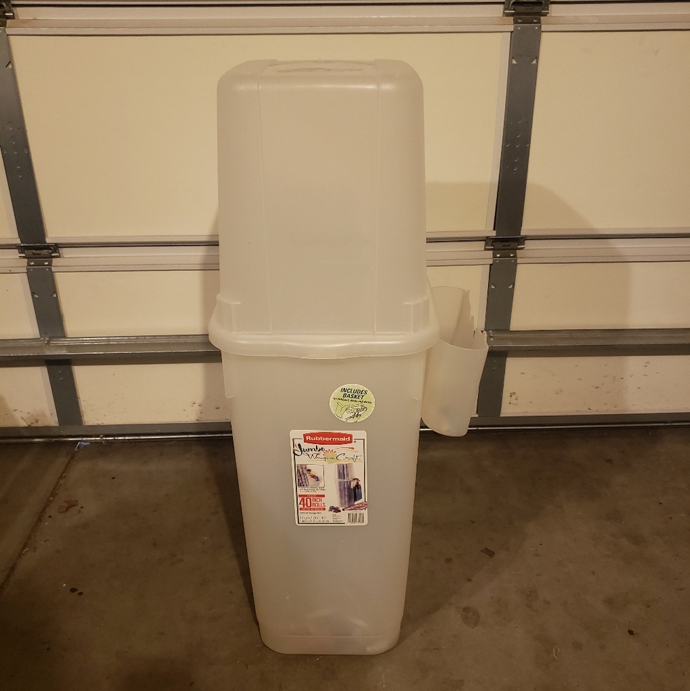 Rubbermaid Jumbo Wrapping Papper and Ribbon Storage